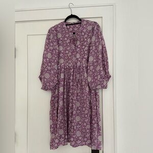 Indian hand print dress